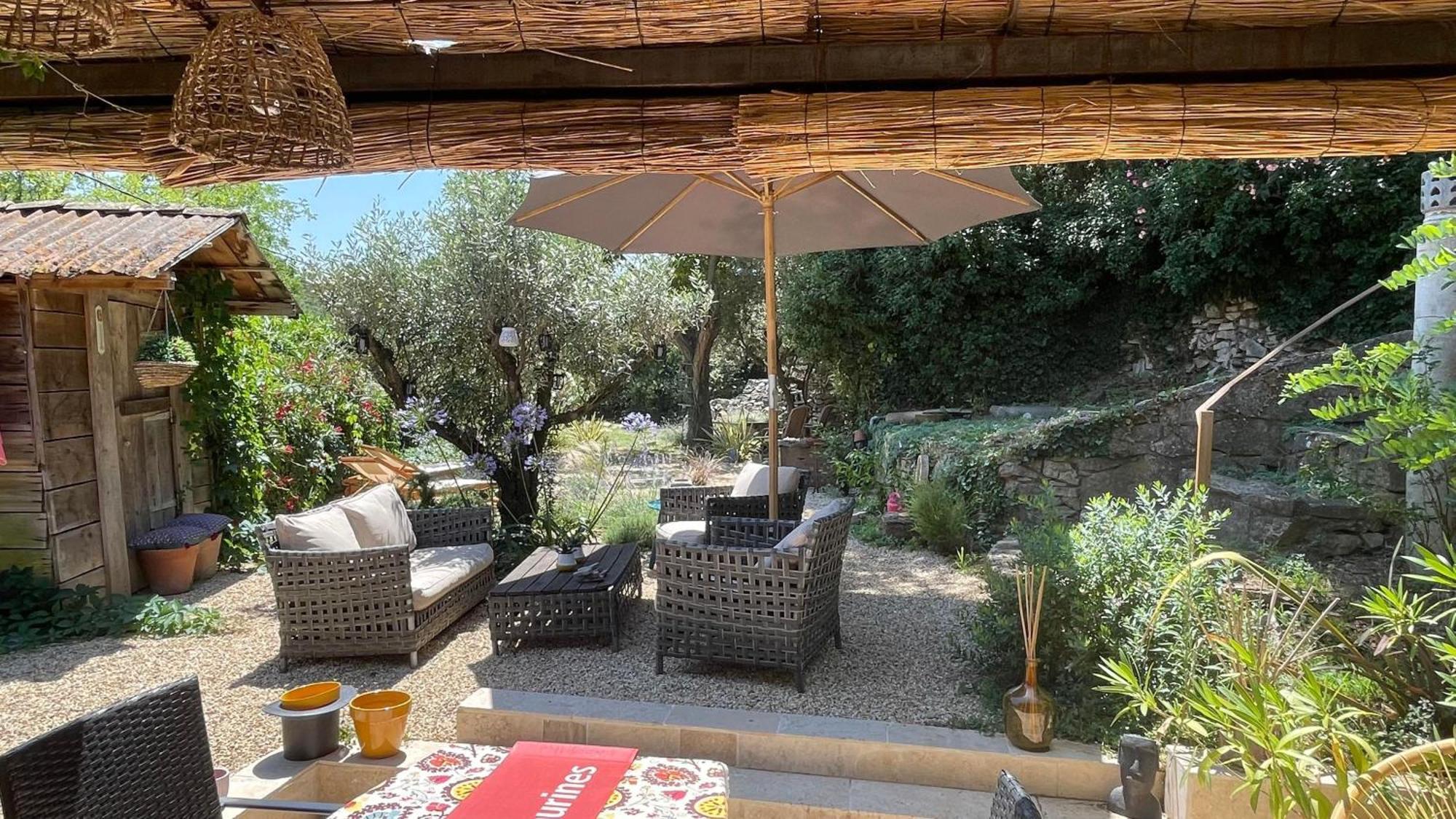 הוילה נים Jolie Annexe Du Mas Dans Le Coeur De La Garrigue Nimoise מראה חיצוני תמונה