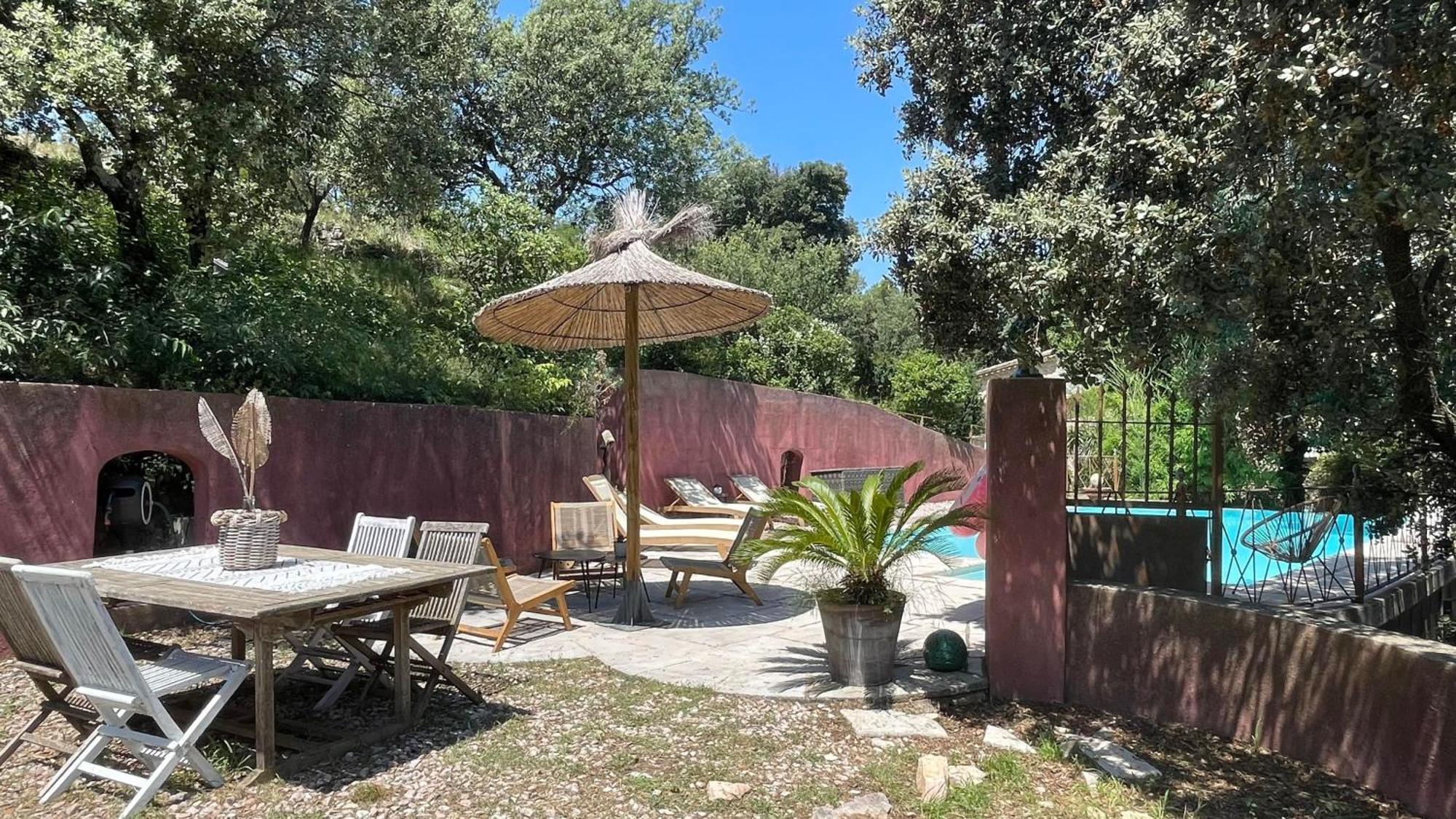 הוילה נים Jolie Annexe Du Mas Dans Le Coeur De La Garrigue Nimoise מראה חיצוני תמונה