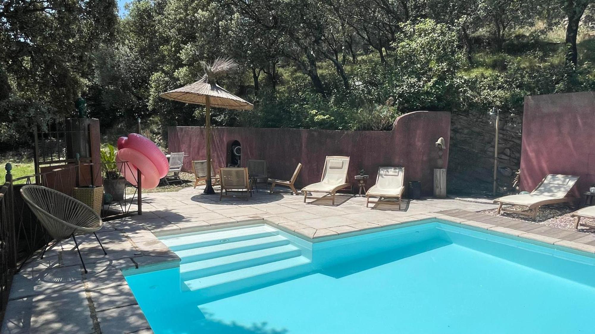 הוילה נים Jolie Annexe Du Mas Dans Le Coeur De La Garrigue Nimoise מראה חיצוני תמונה